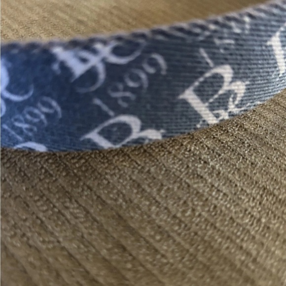 Doc Murphy Men’s Adjustable Blue w/ Brown Leather & Brass Buckle Belt EUC!! - Picture 8 of 9